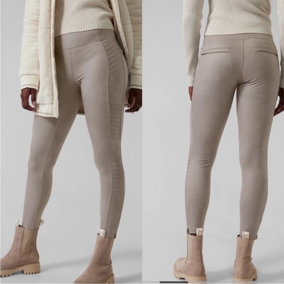 Athleta Pants - Athleta Delancey Gleam Moto Tight 2X